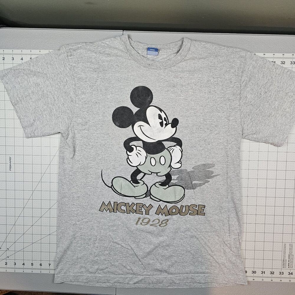Vintage Mickey Mouse Tshirt Medium Disney Retro Cartoon Skater Y2K Streetwear